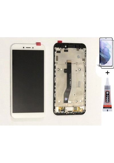 General Mobile Gm8 Go Çıtalı Beyaz Ekran Lcd Dokunmatik B7000 15ml Yapıştırıcı Ve Kırılmaz Cam İle Beraber Yc