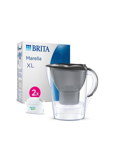 Brıta Marella Xl 2x Maxtra Pro All-ın-1 Filtreli Su Arıtma Sürahisi - Grafit