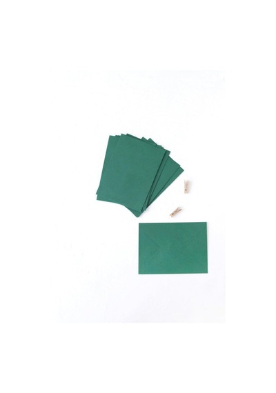 Lexroo Koyu Yeşil Standart Zarf, 13x18 Cm 25 Adet