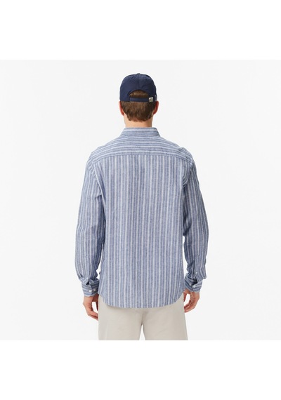 Nautica Erkek Mavi Regular Fit Çizgili Gömlekçizgiliw65492t
