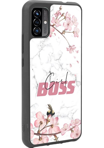 P13 Blue Max Pro Lite 2022 Sakura Girl Boss Tasarımlı Glossy Telefon Kılıfı Çok Renkli