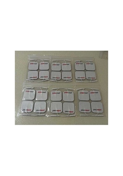 Kablolu Tens Elektrot Pedi 5x5 Cm, 4 Lü Paket, 6 Adet Yedek Ürün