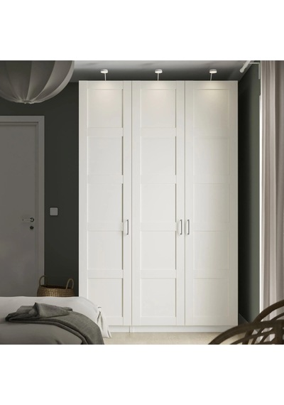 Ikea Beyaz Fonksiyonel Kapaklı Gardırop