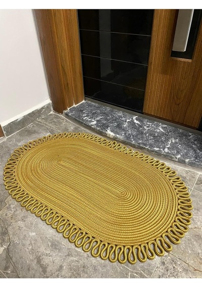 Dublin Serisi Jüt, Desenli Kapı Önü, Paspas, Banyo Paspası, Balkon Paspası/hediyelik, Ev Eşyası Jüt 50 X 80 Diğer