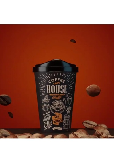 Kapaklı Kahve Bardağı Pratik Kullanımlı Plastik Kahve & Çay Kupası Sıcak İçecek Bardakları Hot Drinks Kabı 650 Ml, Coffee House çok renkli Kapaklı Kahve Bardağı Pratik Kullanımlı Plastik Kahve & Çay Kupası Sıcak İçecek Bardakları Hot Drinks Kabı 650 Ml, Coffee House çok renkli
