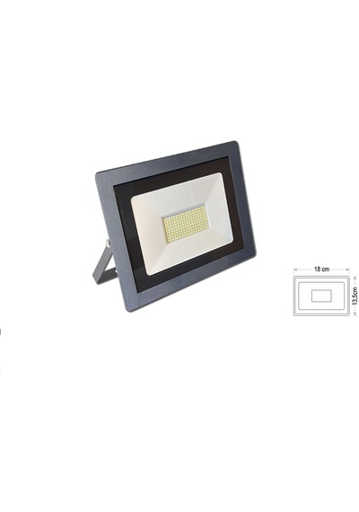 Ac 50w Led Projektör Drıverlı Beyaz 6500k 50 Watt