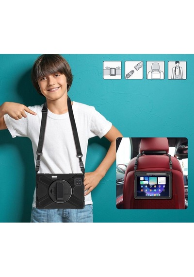 Xiaomi Uyumlu Pad 6 Defender Askılı Zırhlı Tank Case