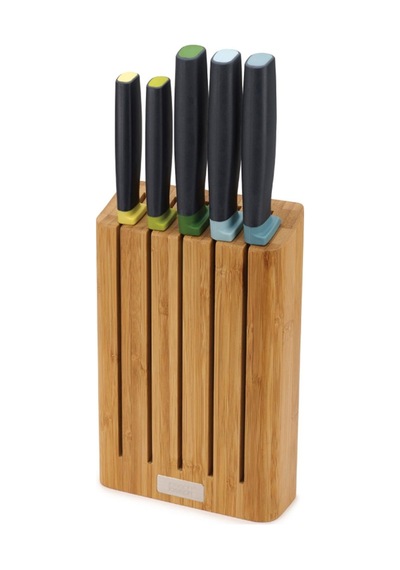 Joseph Joseph Elevate 5'li Bıçak Bambu Blok Set - Opal