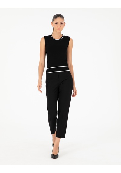 Pierre Cardin Kadın Siyah Bluz Triko 50296459-vr046 Siyah