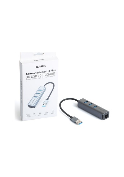 Dark Dk-Ac-USB332Gl Gıgabıt USB 3.0 Ethernet+3X USB Çoklayıcı