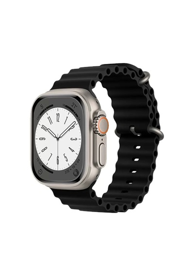 Newface Apple Watch 38mm Ocean Kordon - Siyah