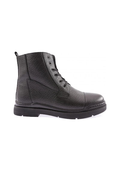 Dgn 2510-1 Erkek Bağcikli Fermuarli Sneakers Bot 2510-1-1585-R1534 Siyah