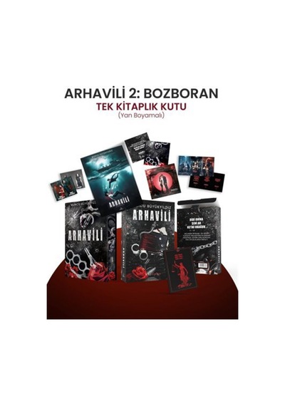 Arhavili 2: Bozboran Tek Kitaplık Kutu Yan Boyamalı / Burcu ...