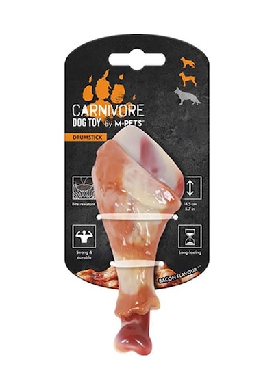 M-pets Carnivore But Şeklinde Pastırma Aromalı Kemik Köpek Oyuncağı 12,4x6,1x3,5 Cm 244-50127.01