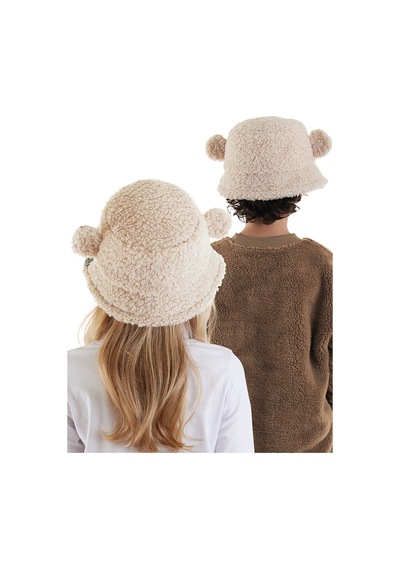 Denokids Uniseks Peluş Kulaklı Balıkçı Şapka Renkli
