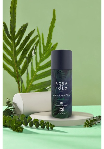 Aqua di Polo 1987 APCA000201 Gran Paradiso Jungle Sprey Deodorant Parfüm 150 ML