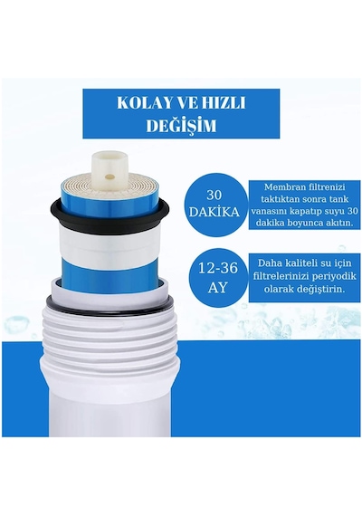 Lotto Filters Lg Chem 80 Gpd Membran Filtre