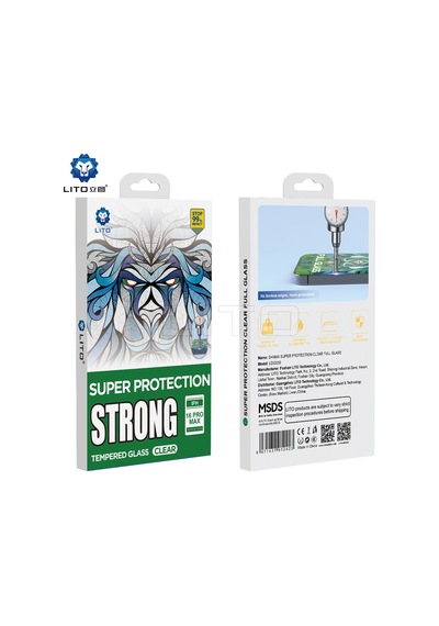 Lito D+ Max Clear Strong Glass Apple Uyumlu iPhone 13 Pro Max/14 Plus Ekran Koruyucu