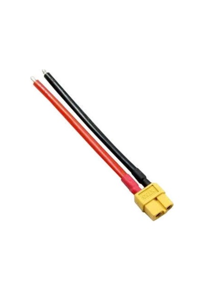 Xt60 Dişi Konektör 10 Cm Silikon Kablolu