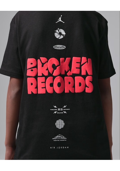 Nike Nıke Jordan Mj Broken Records Tee Erkek Çocuk Tişört 95f628 95f628 023 023