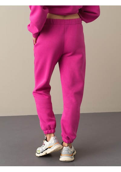 Xint Fuşya Regular Fit Pamuklu Sweat Pantolon 470370
