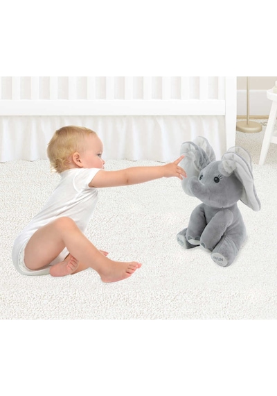 Babycim Cee Ee Oyuncu Fil Jumbo Eğitici Peluş Fil Sesli Hareketli