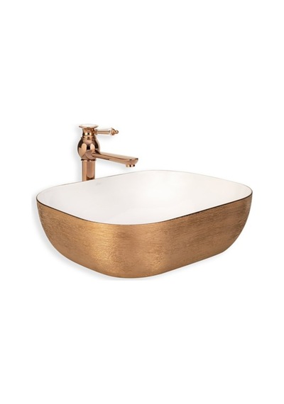 E-5003r Tezgah Üstü Porselen Lavabo Beyaz