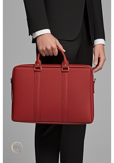 Bag Ard Bagard 15,6 Inch Harber Laptop Notebook Evrak Çantası Kırmızı Kırmızı