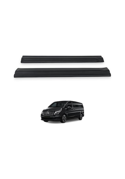 Mercedes V Class Ferrous Kapı Eşiği Plastiği 2 Parça 2019 Ve Üstü