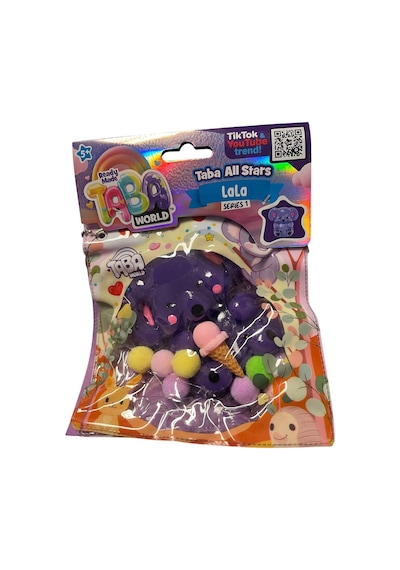 Taba World Lala Renk Değiştiren Tavşan Squishy Oyuncak Seri 1 Pom Pomlu Hayvanlar
