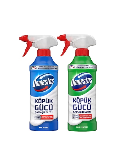 Domestos Köpük Gücü Köpük Çamaşır Suyu Kar Beyazı 450 Ml X1 + Çam Esintisi 450 Ml X1 Diğer