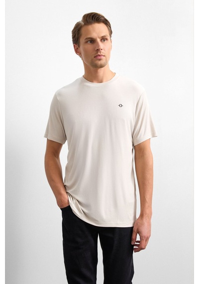 Backandbond Taş Regular Fit Bisiklet Yaka Tişört
