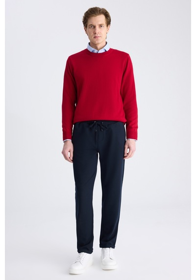 D's Damat Ds Damat Regular Fit Lacivert Balıksırtı Pamuklu Jogger Pantolon 4hc0300130022 101