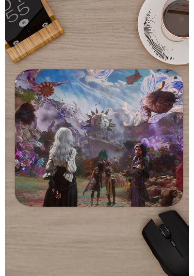Expedition 33 Kaymaz Dikişli Kauçuk Oyuncu Mousepad V5 - 22x18 Gaming Mouse Pad Fare Altlığı