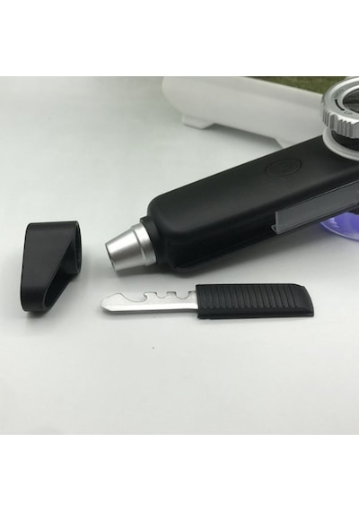 Th-8019 30x Ayarlanabilir Çoklu Işıklı Usb Şarjlı El Büyüteci