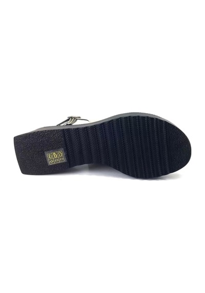Albini A-10349 Kadın Deri Dolgu Sandalet Vizon