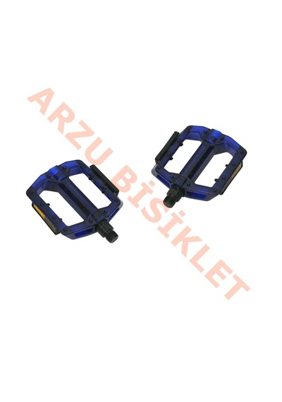 Mtb Pedal Bilyalı Şeffaf 110mm-100mm - Mavi