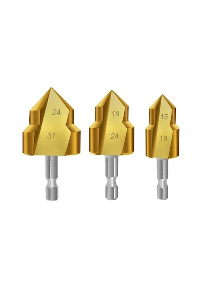 Pprc Tamir Onarım İçin Havşa Matkap Ucu 20mm-25mm-32mm-3-adet