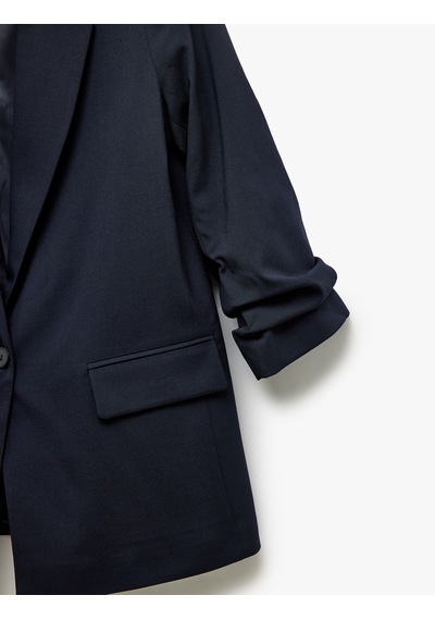 Koton Düğmeli Viskon Karışımlı Cep Detaylı Spor Blazer Ceket Lacivert 5spk10004uw Lacivert Koton Düğmeli Viskon Karışımlı Cep Detaylı Spor Blazer Ceket Lacivert 5spk10004uw Lacivert