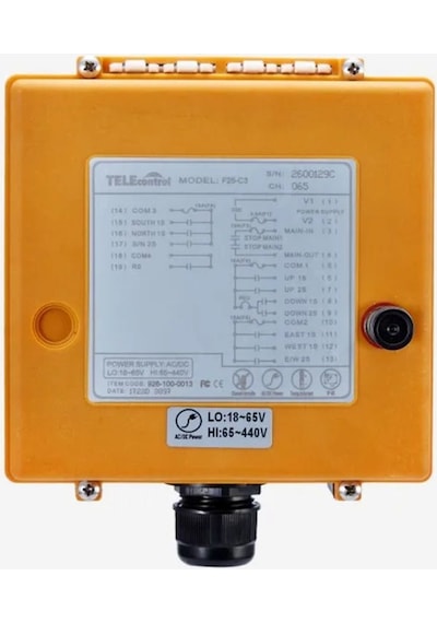 F26-c3 Telecontrol 6 Hareket Çift Hızlı Vinç Kumandası Uzaktan Kumanda