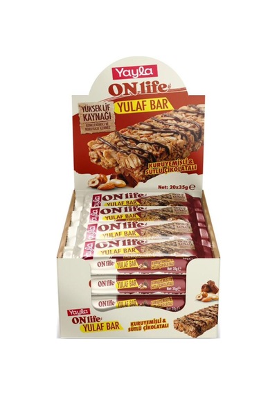 On Life Yulaf Bar Kuruyemişli&sütlü Çikolata 40gr X 24 Lü - 943369914