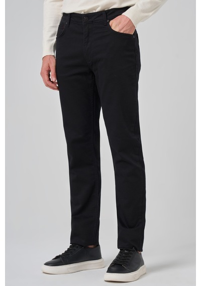 Morven Erkek Siyah Denim 5 Cep Dynamic Fit Jean Kot Pantolon 26ms003008001 Siyah