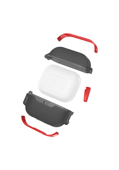 Goocamp Apple Uyumlu AirPods Pro Airbag 34 Darbelere Karşı Dayanıklı Kılıf-mavi Mavi