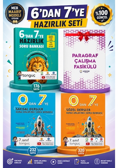 Tonguç Akademi 6 Dan 7 Ye Hazırlık Seti 2027