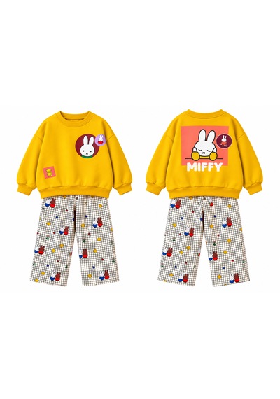 Tucankids Kız Çocuk Miffy Tavşan Baskılı 2'li Eşofman Takımı %100 Pamuk 3 İplik Şardonsuz Sweatshirt Ve Desenli Pantolon 2-8 Yaş Sarı Tucankids Kız Çocuk Miffy Tavşan Baskılı 2'li Eşofman Takımı %100 Pamuk 3 İplik Şardonsuz Sweatshirt Ve Desenli Pantolon 2-8 Yaş Sarı