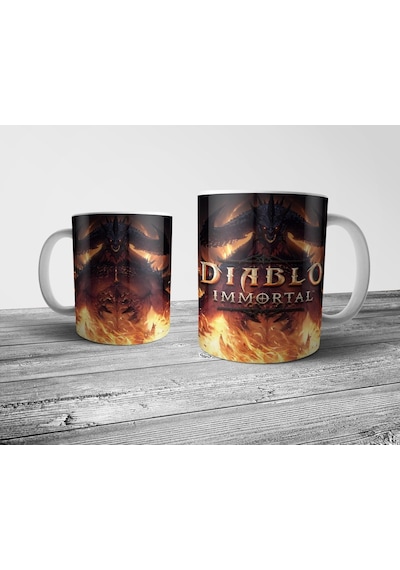 Pixxa Diablo Immortal Kupa Bardak Model 1