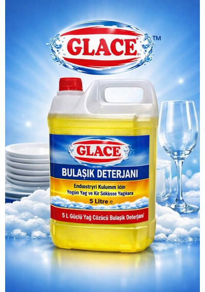 Endüstriyel Bulaşık Deterjanı 5 Litre Profesyonel Temizlik Elde Bulaşık Deterjanı 5 Lt 5 Kg - Limon Kokulu Ultra Yağ Çözücü Ekonomik Boy