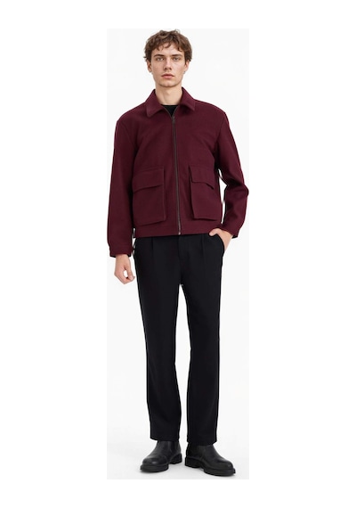 Defacto Fermuarlı Cepli Mont E9978ax25wnbr464 Bordo-br464