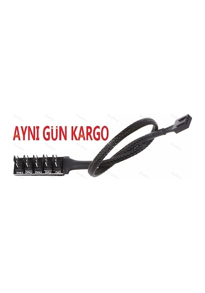 4 Port Fan Çoklayıcı Y Pwm 4353P Splitter 4 Pin Cpu 12V Switch Po
