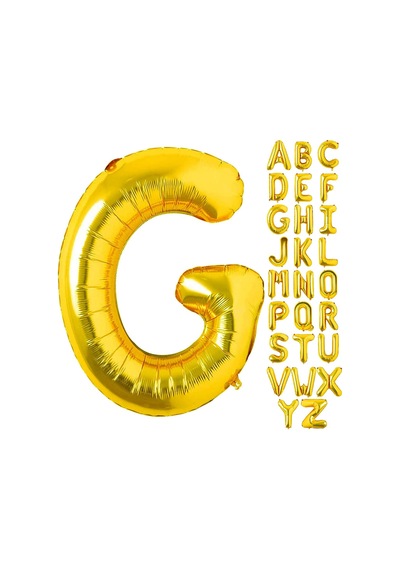 G Harf Gold Folyo Balon16 İnç 36 cm